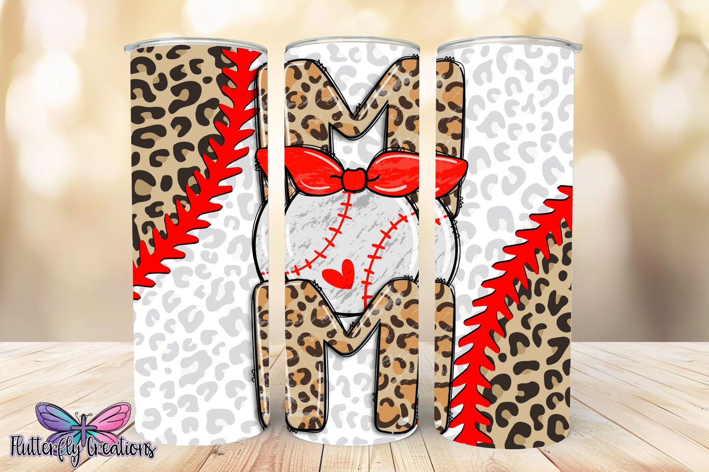 Baseball Mom 20oz Stainless Steel Tumbler