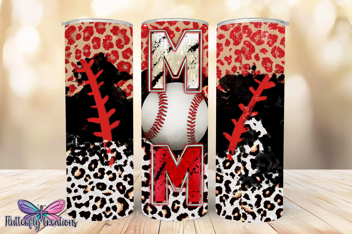 Baseball Mom 20oz Stainless Steel Tumbler