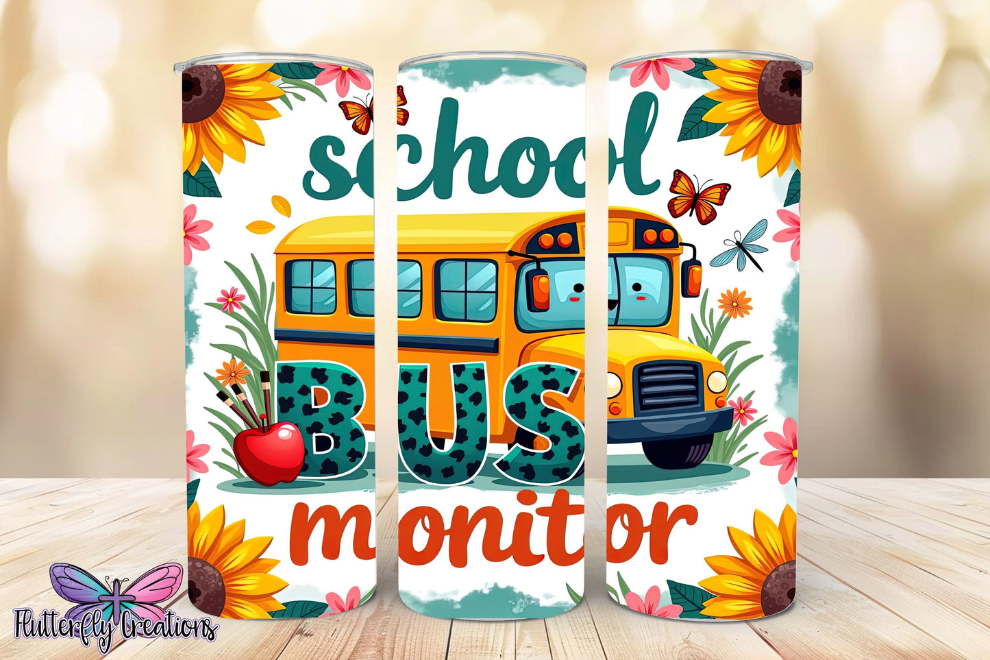 Bus Driver 20oz Sublimation Tumbler