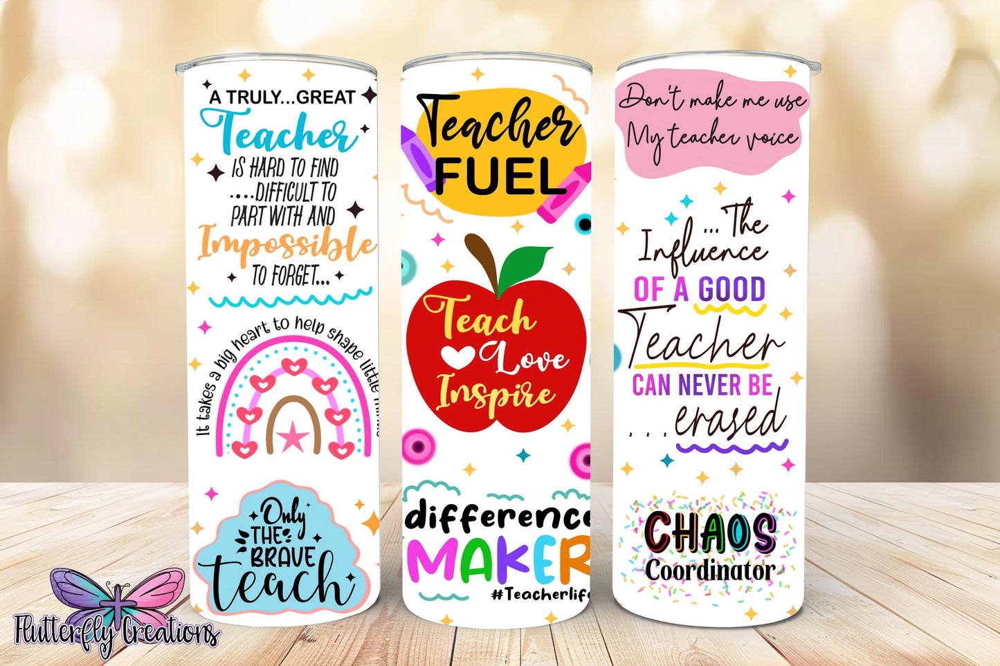 Teacher 20oz Sublimation Tumbler
