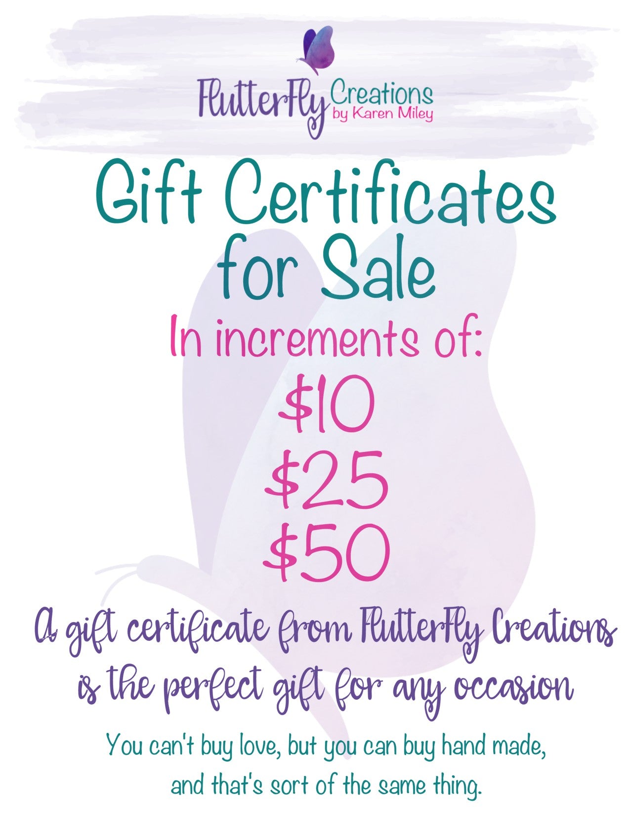 Gift Certificates