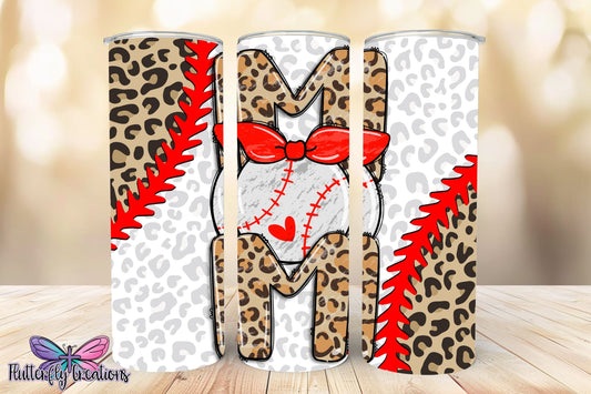Baseball Mom 20oz Stainless Steel Tumbler