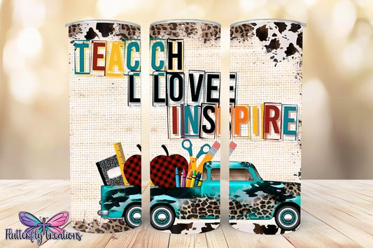 Teacher 20oz Sublimation Tumbler