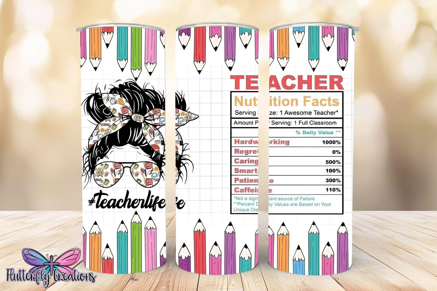 Teacher 20oz Sublimation Tumbler