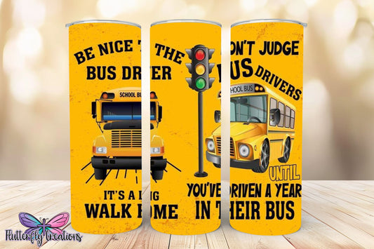 Bus Driver 20oz Sublimation Tumbler