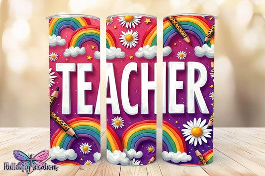 Teacher 20oz Sublimation Tumbler