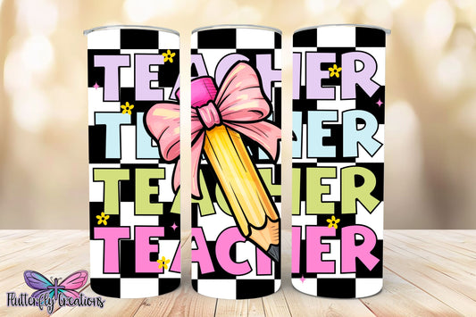 Teacher 20oz Sublimation Tumbler