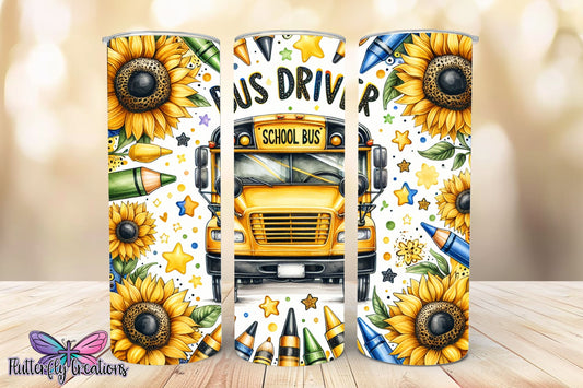 Bus Driver 20oz Sublimation Tumbler