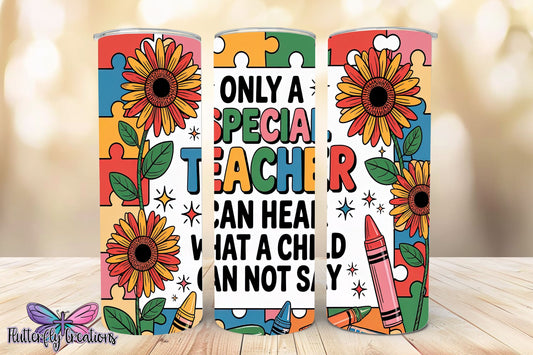 Teacher 20oz Sublimation Tumbler