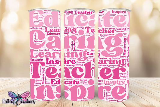 Teacher 20oz Sublimation Tumbler